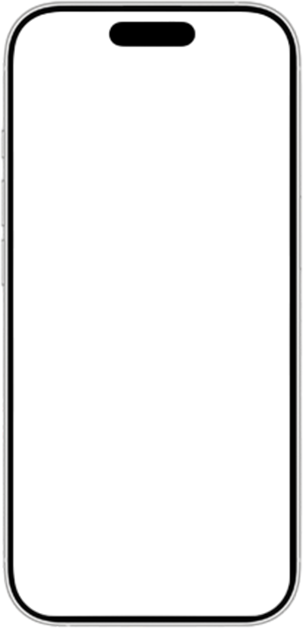 Макет iPhone для демонстрации работы MedHelper